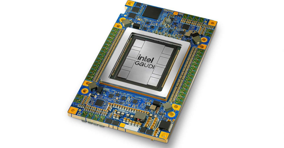 Los chips de IA Gaudi de Intel están muy por detrás de Nvidia y AMD y no alcanzarán su meta de $500 millones.