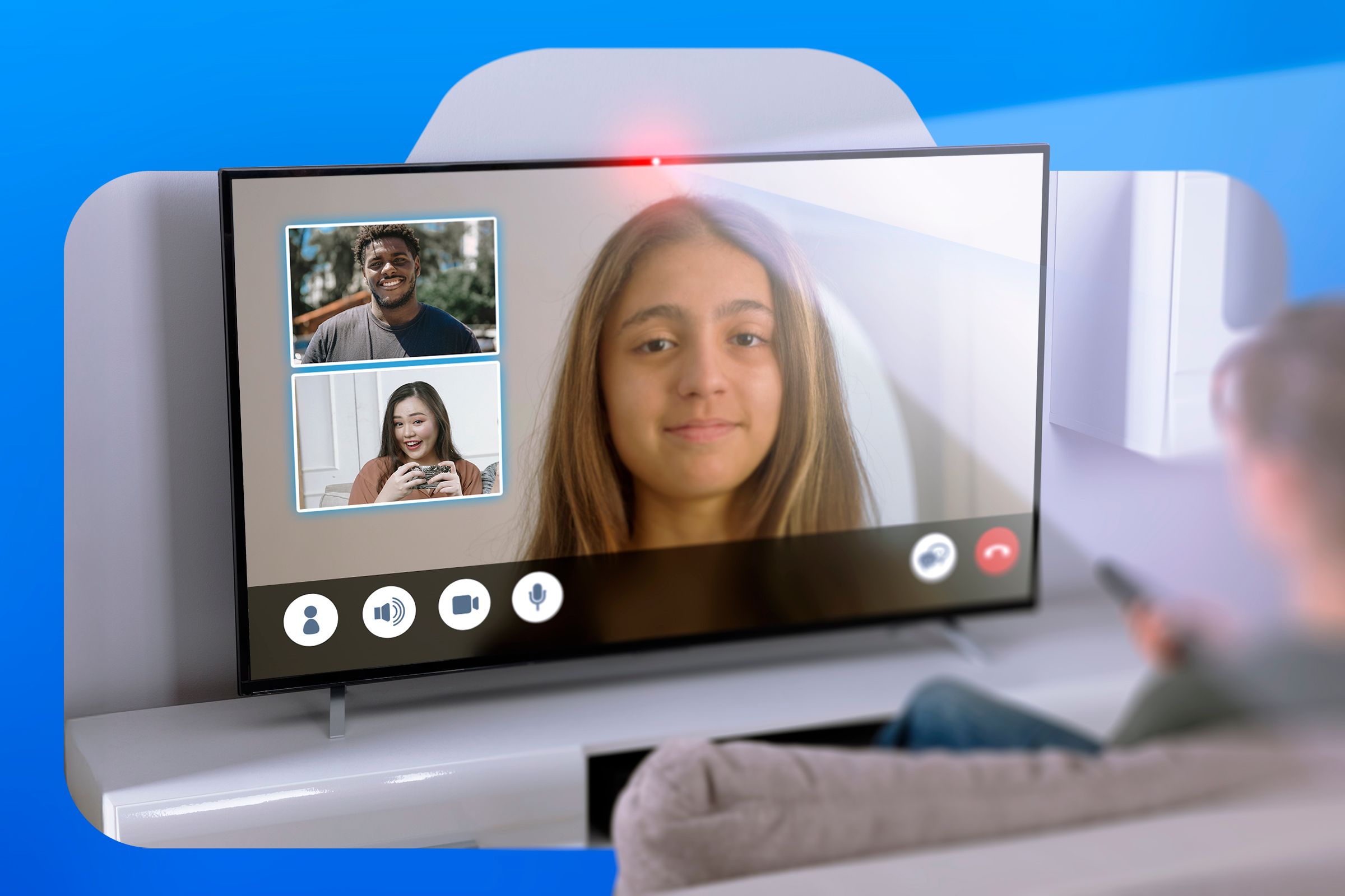 Tu televisor inteligente podría tener una cámara: esto es lo que puedes hacer con ella.