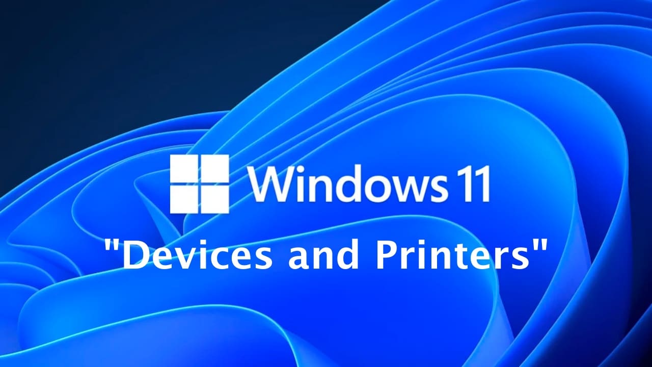 🖥니다 어떻게 열어 장치와 프린터는 Windows11:4 가지 간단한 단계