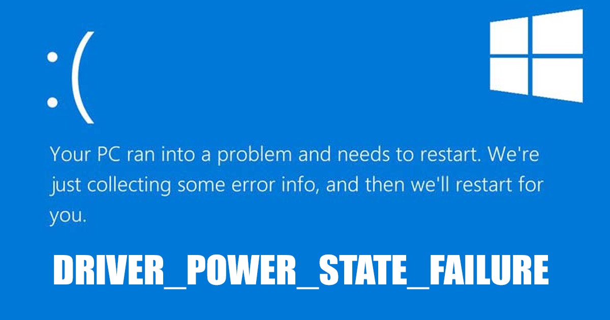 Cómo solucionar BSOD DRIVER_POWER_STATE_FAILURE 🔧 ¡En 10 pasos!