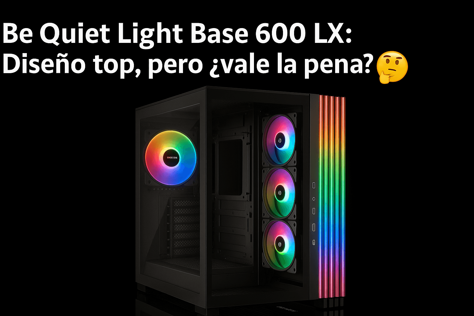 Be Quiet Light Base 600 LX Diseño top, pero ¿vale la pena