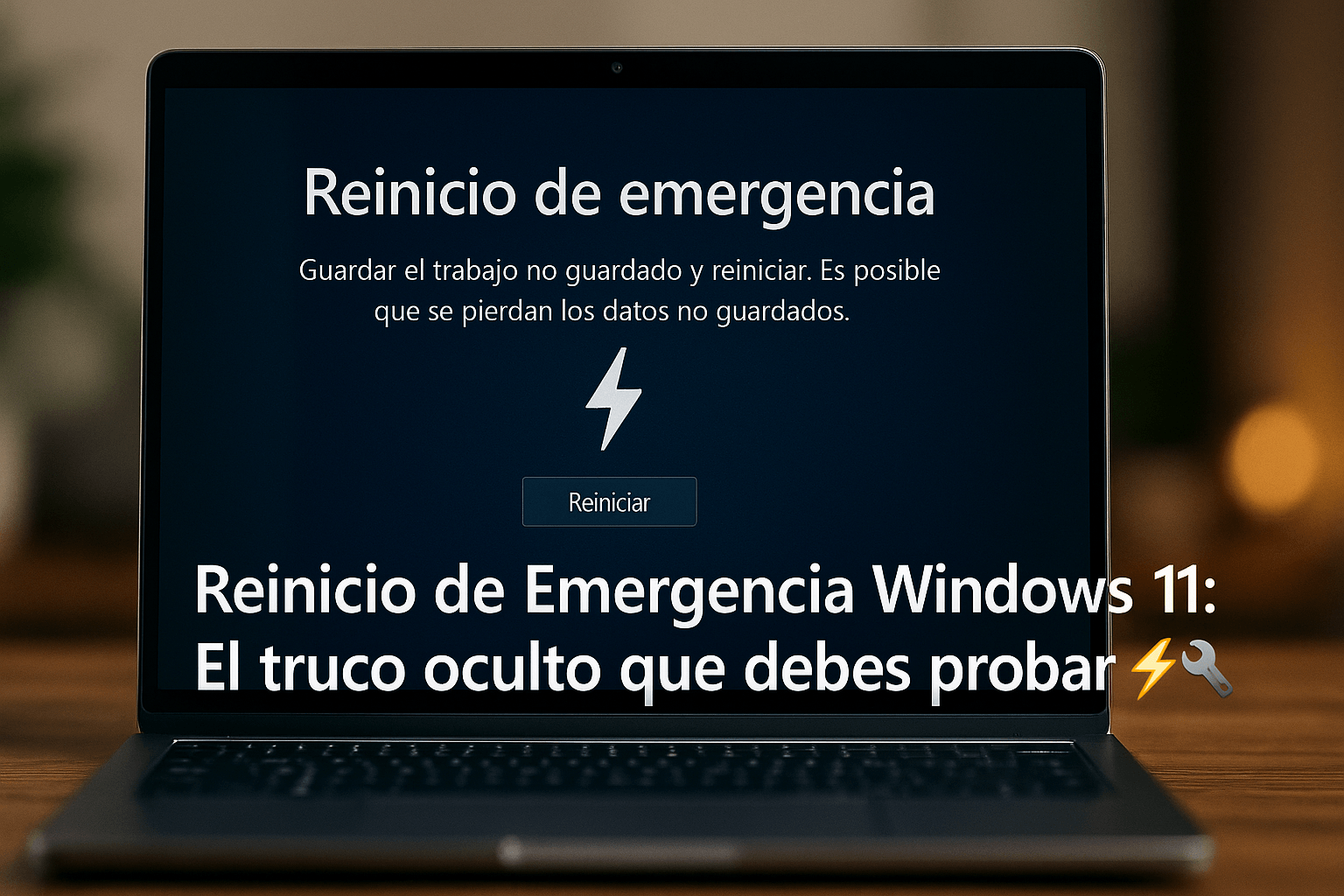 Reinicio de Emergencia Windows 11 ¡Actívalo ya y salva tu PC!