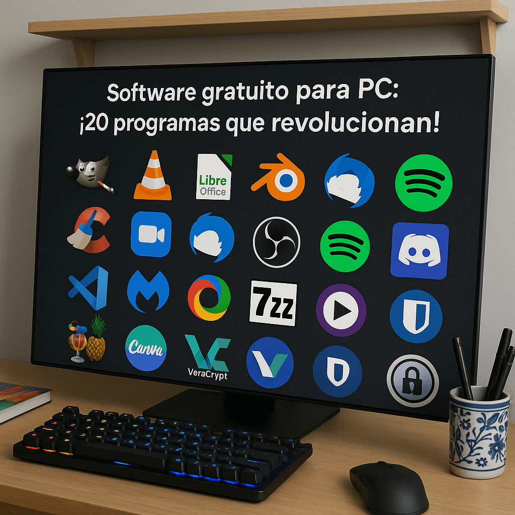 Software gratuito para PC ¡20 programas que revolucionan
