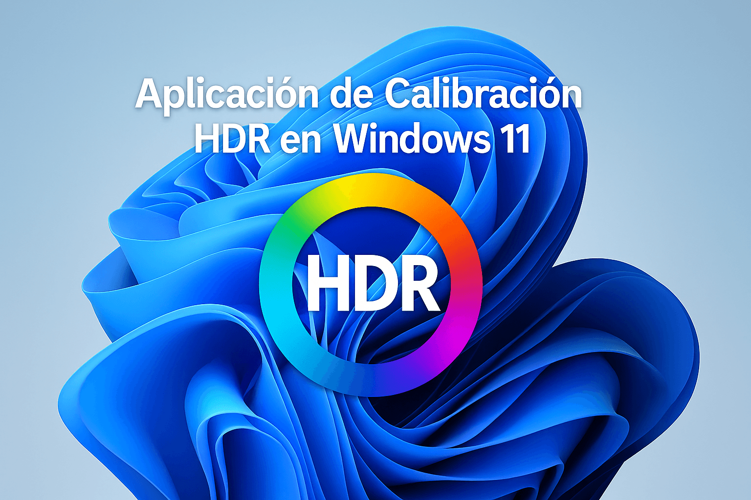 Aplicación de Calibración HDR en Windows 11