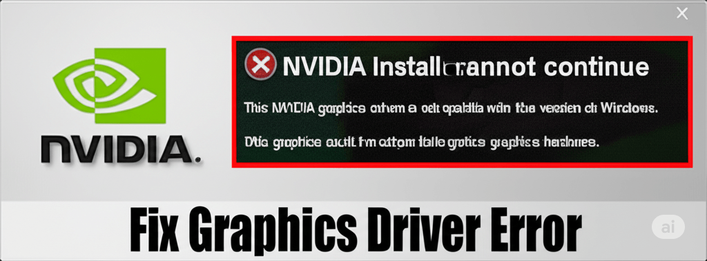 Controlador NVIDIA 4 trucos rápidos para evitar incompatibilidades