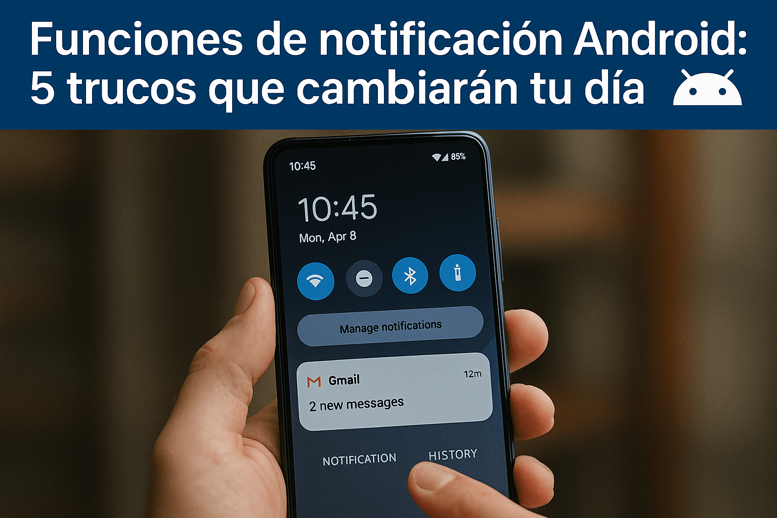 Funciones de notificación Android 5 trucos que cambiarán tu día