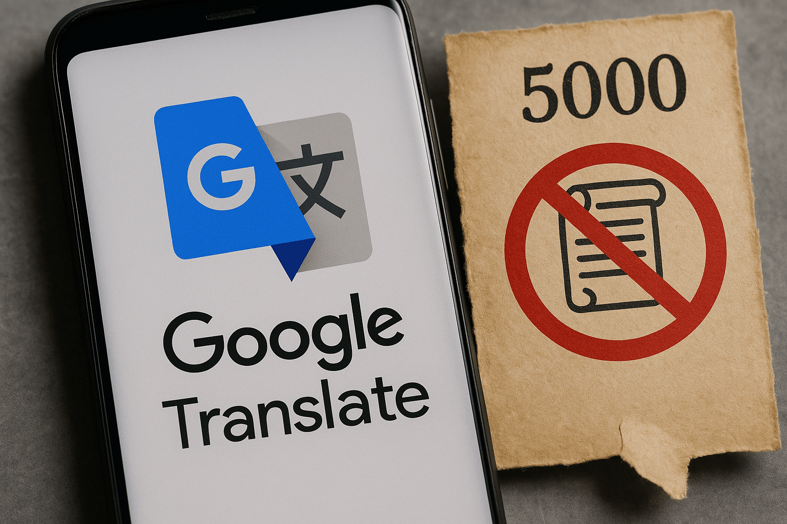 Límite de 5000 caracteres en Google Translate