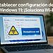 Restablecer configuración de red en Windows 11