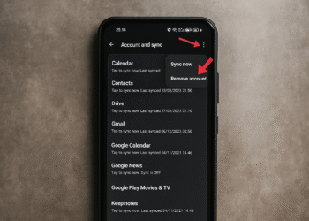 Cerrar sesión en Google Play Store