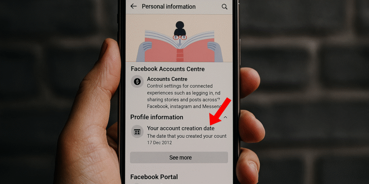 Fecha de creación en Facebook
