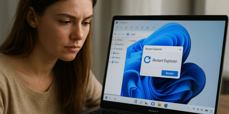 Reiniciar Explorador Windows 11