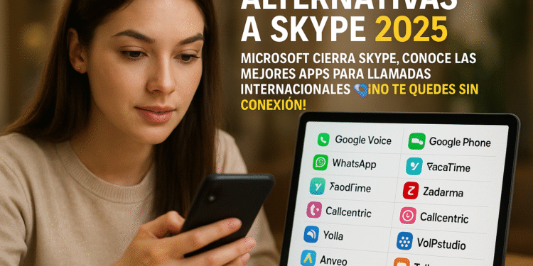 Alternativas a Skype 2025
