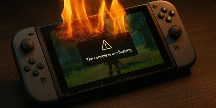 Nintendo Switch 2 calentándose