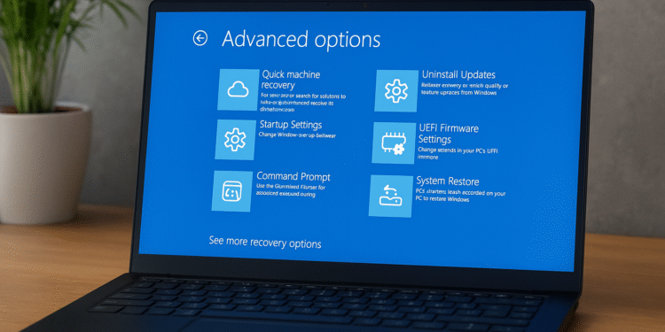 Recuperación rápida en Windows 11