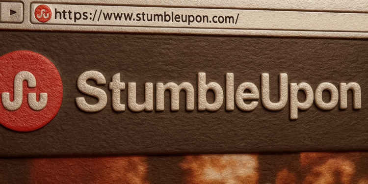 Captura del sitio y logo de StumbleUpon en navegador, artículo sobre alternativas a StumbleUpon y plataformas para descubrir contenido web