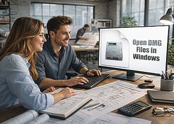 File DMG in Windows e le reali opzioni per aprirli 10 File DMG su Windows: persone che lavorano su un computer Windows mostrano come aprire e gestire i file DMG da macOS su un PC.