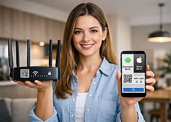 Password WiFi dal tuo cellulare e cosa significa per la tua sicurezza 2 Password WiFi dal tuo cellulare: condividi la password WiFi dal tuo cellulare visualizzando il router con un codice QR e utilizzando il tuo smartphone Android o iPhone per condividere facilmente la connessione WiFi.