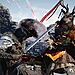 Incompatibilidad Crimson Desert Intel Arc - Crimson Desert gameplay showing intense sword combat between a warrior and a horned enemy, illustrating Intel Arc GPU incompatibility issues and performance errors in the game.