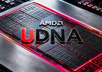 Arquitectura UDNA AMD para PS6 y Xbox Next, detalle de chip GPU de nueva generación con diseño avanzado para consolas gaming de alto rendimiento.