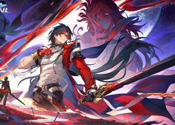 Honkai Star Rail 4.3: ilustración promocional con Mortenax Blade, nuevos personajes, historia y modos de juego.